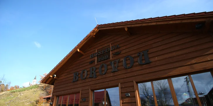 4chodové menu v restauraci s výhledem na Lysou horu: kachní prsa nebo pstruh i lahev vína