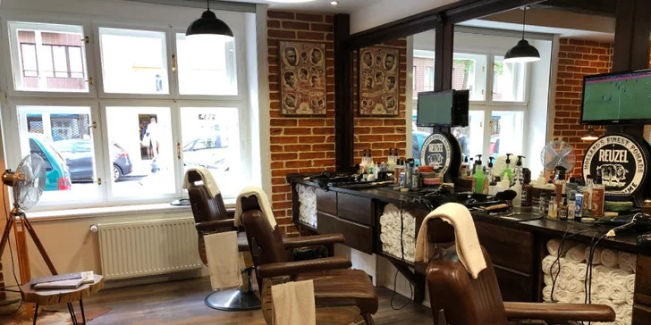 Rebell Barbers: základní i komplet balíček v Karlíně