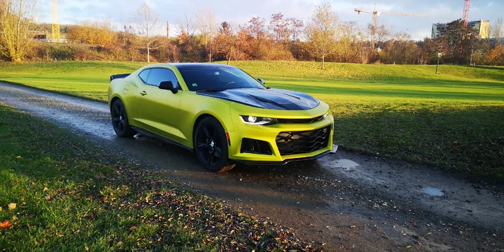 Pronájem supersportu Chevrolet Camaro SS 6.2 na 12 nebo 24 hodin s neomezenými km