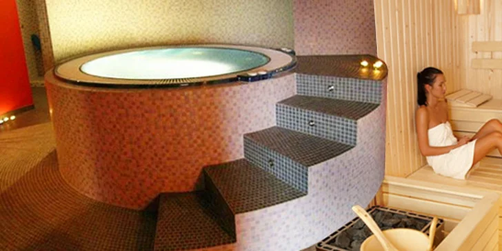 599 Kč za DVĚ hodiny v privátním wellness až pro ČTYŘI osoby. Whirpool, sauna, pára, vyhřívaná lehátka a další možnosti dokonalého relaxu.