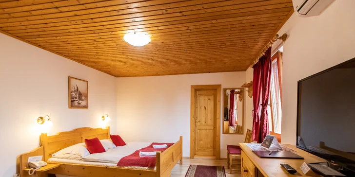 Pobyt v kolibě na Slovensku: snídaně, sauna či masáž i aquapark