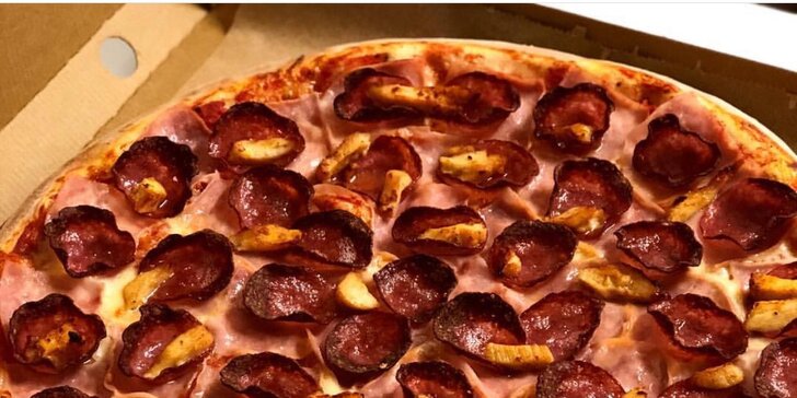 Pizza na odnos s sebou: 1 nebo 2 italská kola podle výběru z 26 druhů