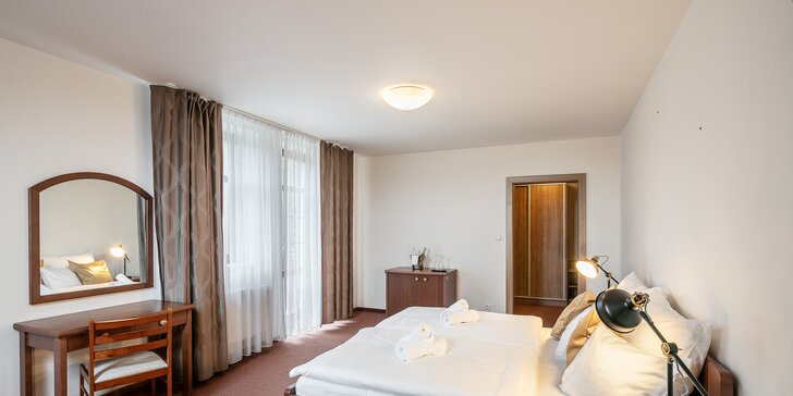 Nový hotel v Krušných horách: neomezený wellness, polopenze a zábava