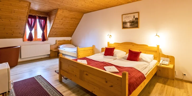 Pobyt v kolibě na Slovensku: snídaně, sauna či masáž i aquapark