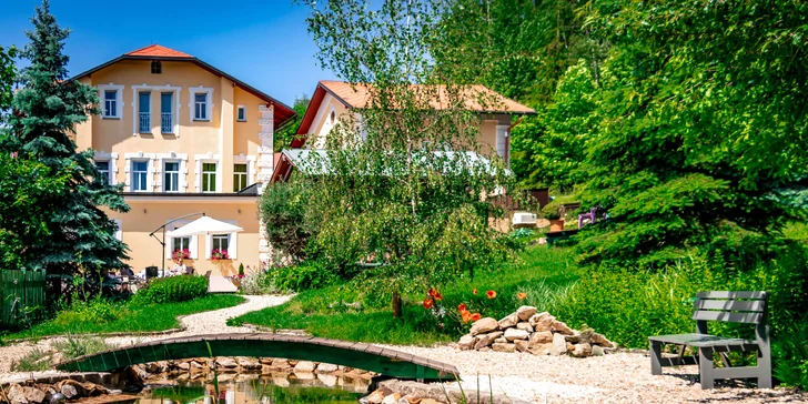 4* relax v Mariánských Lázních pro 2 osoby: polopenze i odpočinek ve wellness