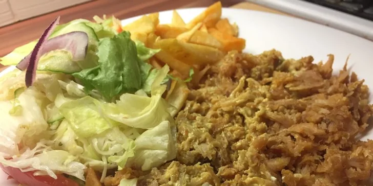 Poctivý a čerstvý kebab v tortille či s hranolky v nově otevřeném bistru