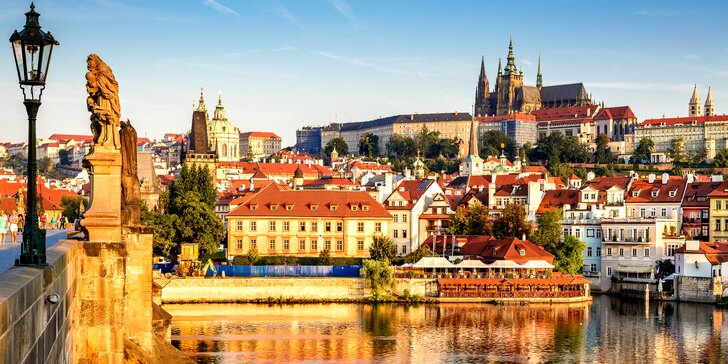 Zimní nebo jarní pobyt v Praze pro páry i rodiny: snídaně i privátní wellness