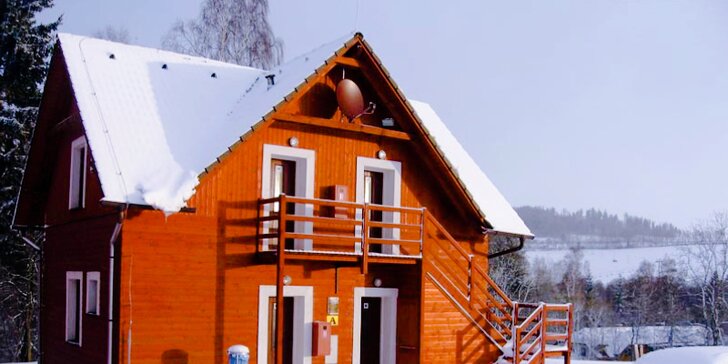 Vybavená chata u Pradědu: pohoda, výlety a odpočinek na horách až pro 14 osob