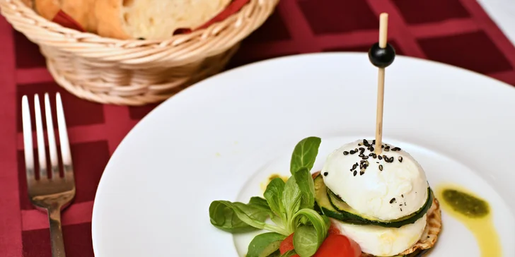 Menu plné italských specialit: 4 lahodné chody v restauraci Il Palazzo pro dva
