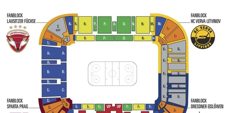 Hokej pod otevřeným nebem v Drážďanech: zápas HC Sparta Praha a HC Verva Litvínov i s cestou vlakem