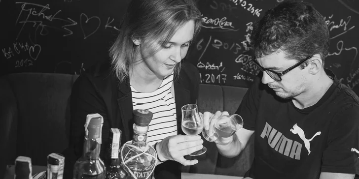 Degustace prémiových rumů: vzorky z Venezuely, Barbadosu, Panamy i Kuby