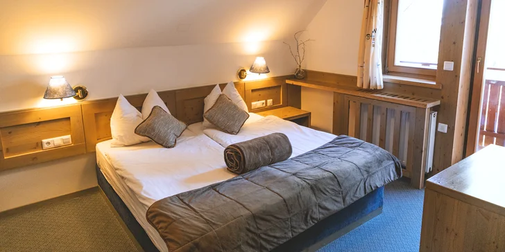 Na lyže a výlety do slovinských Alp: horský hotel s polopenzí i skipasem