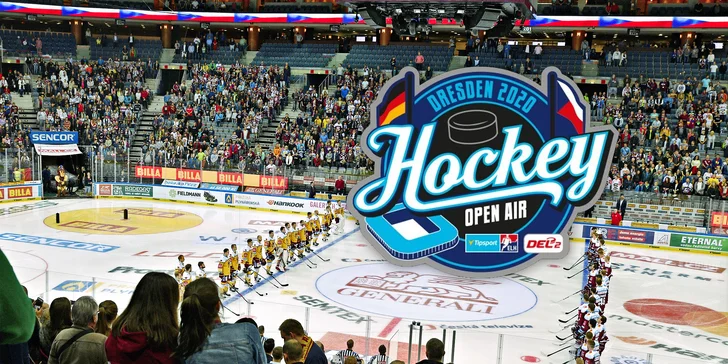 Hokej pod otevřeným nebem v Drážďanech: zápas HC Sparta Praha a HC Verva Litvínov i s cestou vlakem