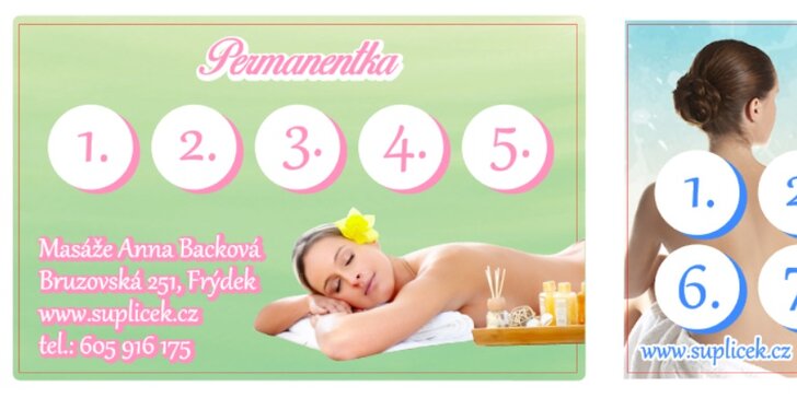 Permanentka na 6 nebo 12 masáží dle výběru: sportovní, relaxační, medová i baňky, 60 min.