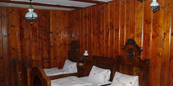 Pobyt ve vyhlášeném historickém Penzionu Rejvíz s výborným jídlem a vnitřním i venkovním wellness