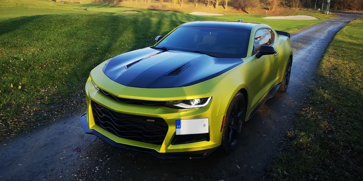 Pronájem supersportu Chevrolet Camaro SS 6.2 na 12 nebo 24 hodin s neomezenými km