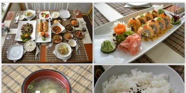 Výtečné korejské sushi menu v Seoul Garden