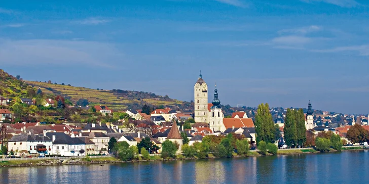 Cyklozájezd údolím Wachau. Projeďte se po Dunajské cyklostezce z Melku až do Kremsu