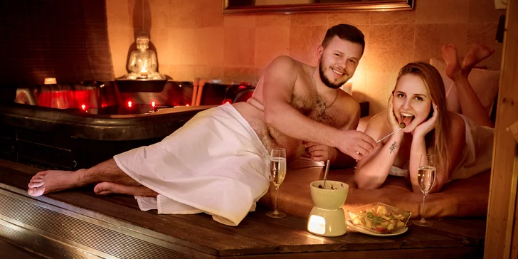 Privátní wellness pro dva: vířivka, sauna i varianta s občerstvením