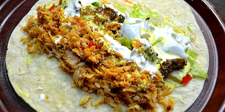 Poctivý a čerstvý kebab v tortille či s hranolky v nově otevřeném bistru