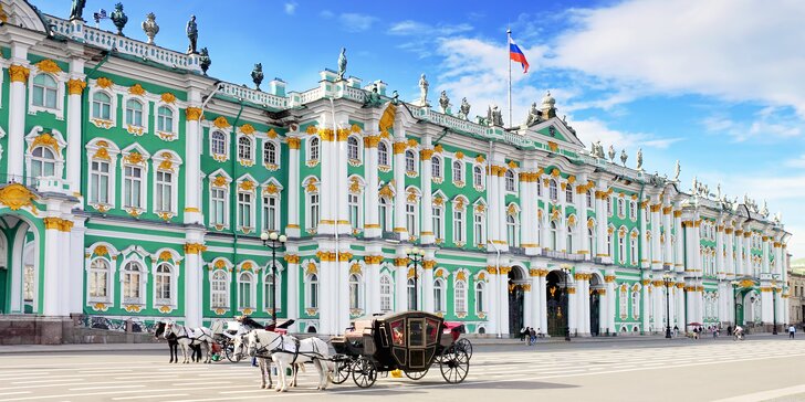 Letecký zájezd do Petrohradu: pestrý program a 3 noci v hotelu se snídaní