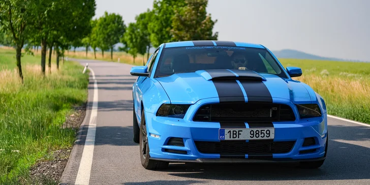 Mustang podle výběru na 1 až 12 hod.: 3.7 Shelby nebo 3.7 Cabrio