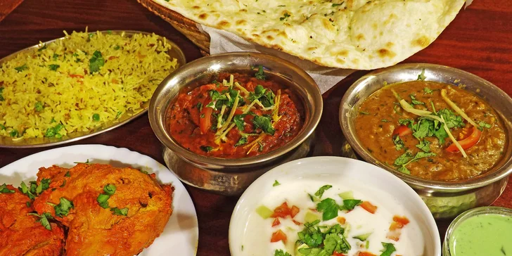 Otevřené vouchery do indické restaurace Sada Punjab: 500 nebo 1000 Kč