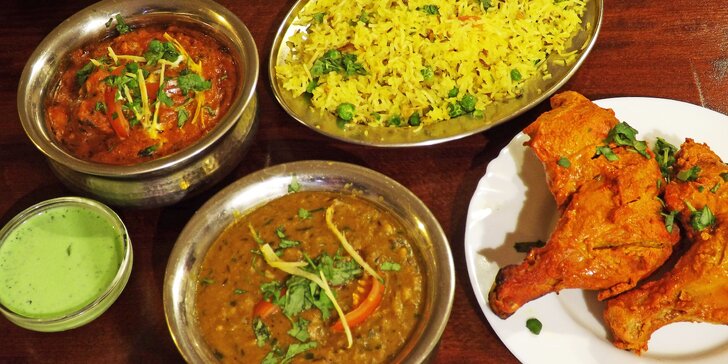 Otevřené vouchery do indické restaurace Sada Punjab: 500 nebo 1000 Kč