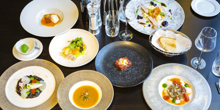 Degustační menu o 7 chodech připravené uznávaným šéfkuchařem