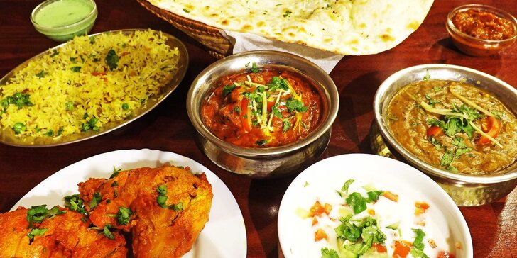 Otevřené vouchery do indické restaurace Sada Punjab: 500 nebo 1000 Kč