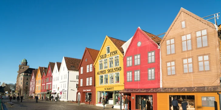 Letecký zájezd do Bergenu, Vossevangenu i k norským fjordům s ubytováním a snídaní