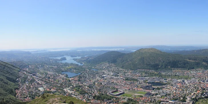 Letecký zájezd do Bergenu, Vossevangenu i k norským fjordům s ubytováním a snídaní