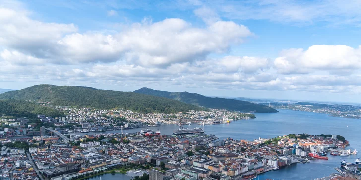 Letecký zájezd do Bergenu, Vossevangenu i k norským fjordům s ubytováním a snídaní