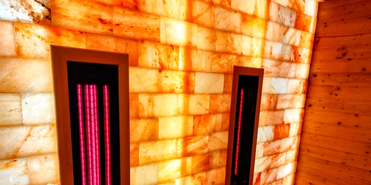 Součástí pobytu je unikátní haloterapie v solné místnosti s infra zářiči.