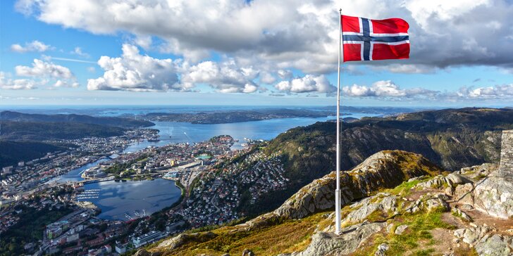 Letecký zájezd do Bergenu, Vossevangenu i k norským fjordům s ubytováním a snídaní