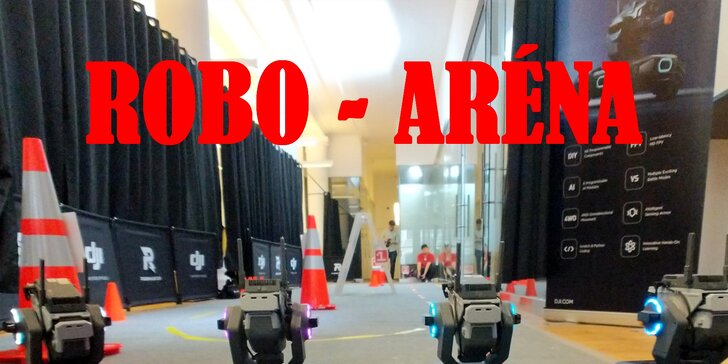 Hodina hry v robotí aréně: napínavé souboje s 1-4 roboty