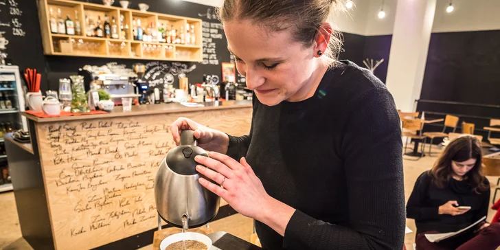 Individuální venkovní kávová degustace pro 2 osoby
