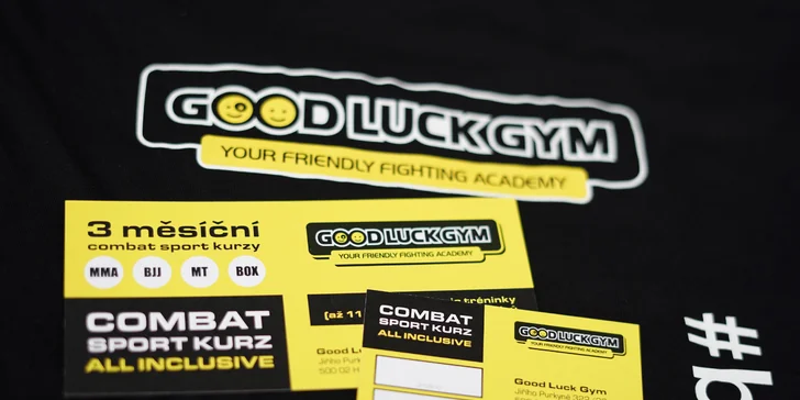 Měsíční nebo tříměsíční členství v Good Luck Gym: lekce boxu, MMA, muay thai nebo brazilského jiu-jitsu