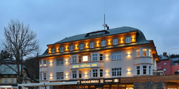 Rodinný all inclusive pobyt ve zrekonstruovaném historickém hotelu v centru Špindlerova Mlýna