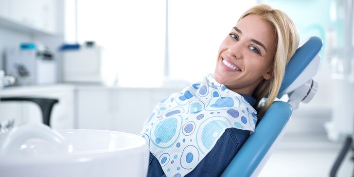 Bezbolestné ordinační bělení zubů a dentální hygiena pro děti i dospělé