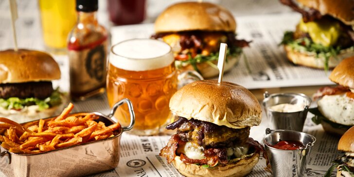 20% sleva na celý sortiment restaurace Loki Burgers na Vyšehradě: vymazlené burgery i křidýlka