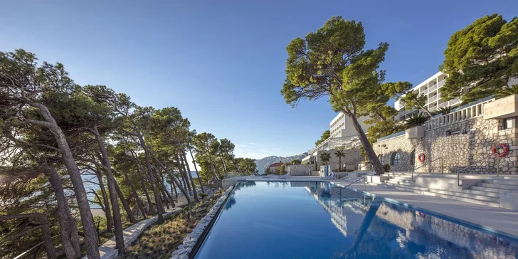 Užijte si letovisko Baška Voda - 5* hotel u pláže, vlastní doprava