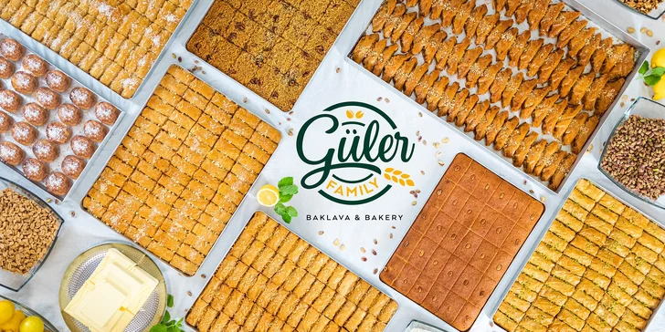Až 1 kg baklavy z pekárny v Holešovicích: pistáciová, oříšková nebo kokosová