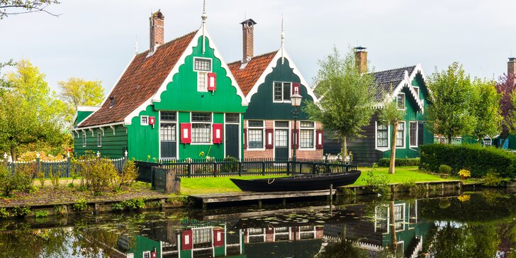 Jarní Amsterdam: doprava a ubytování se snídaní na 1 noc, květinový park Keukenhof i skanzen s větrnými mlýny
