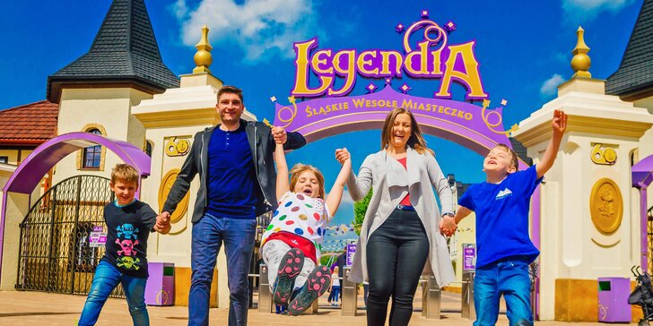 Zábava na celou sezónu: permanentky do zábavního parku Legendia pro děti i dospělé