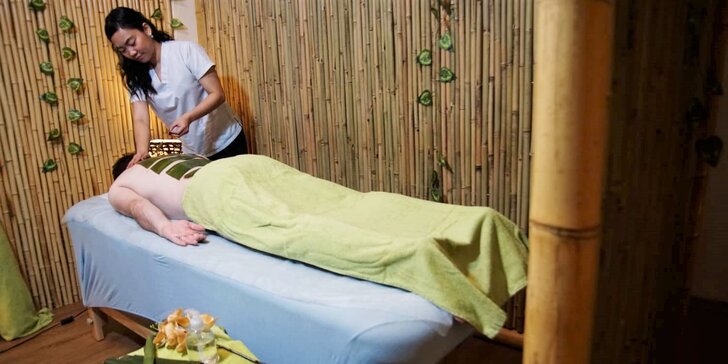 Dokonalá relaxace: Na výběr z 5 thajských masáží v různé délce
