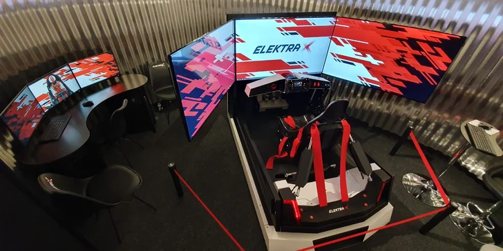 60 nebo 90 min. na realistickém závodním simulátoru pro 1 osobu