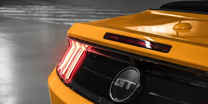 Zapůjčení nejnovějšího Fordu Mustang GT 5.0 Cabrio na 24 nebo 48 hod.