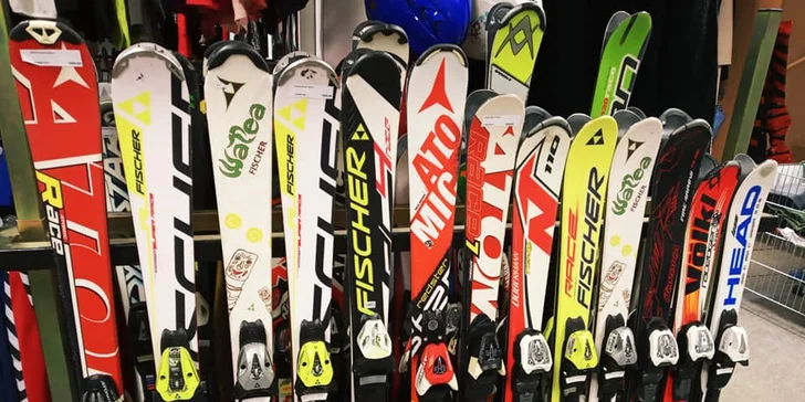 Půjčení dětských lyží na celou sezónu: lyže až do 140 cm
