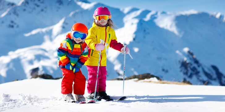 Půjčení dětských lyží na celou sezónu: lyže až do 140 cm